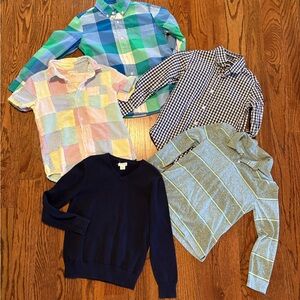 J.Crew Boys size 6-7 lot of shirts